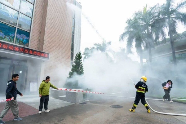 广东协和神学院开展消防应急演练 