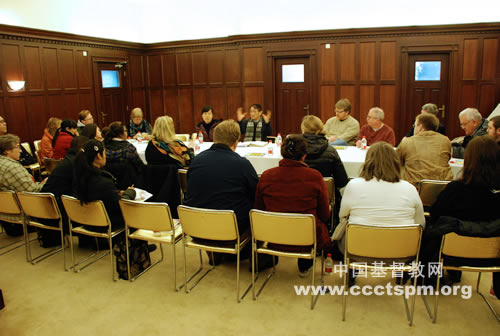 美国神学院师生访问团一行来访我会