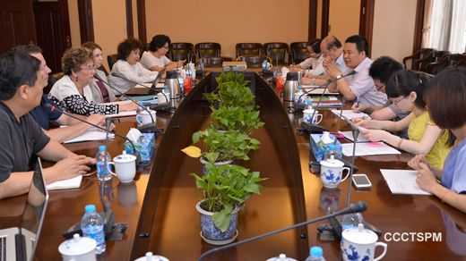 单渭祥副会长接待“生命之光”主席一行来访