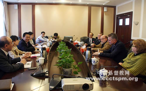 单渭祥副会长接待芬兰圣经公会和芬兰福音信义会代表团一行